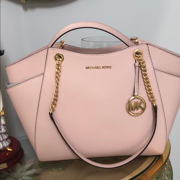 MICHAEL KORS Jet set pink with matching wallet - Picture 2 of 3